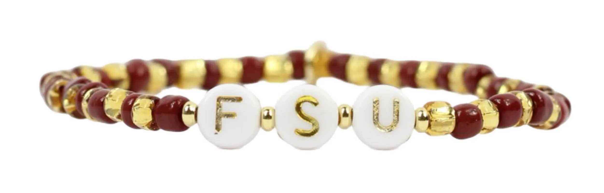 Stacker Stretch Bracelet - FSU made by Bourbon and Bowties