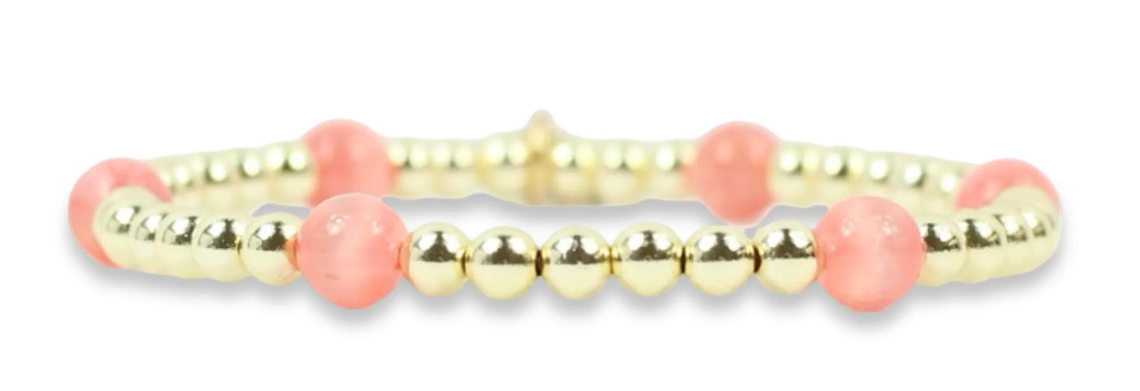 Lexi Stretch Bracelet - Coral Cove made by Bourbon and Bowties