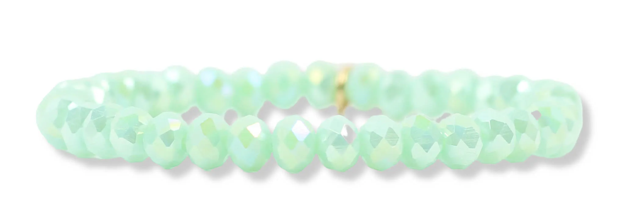 Stacker Stretch Bracelet - Seafoam Sparkle sold by Bourbon and Bowties