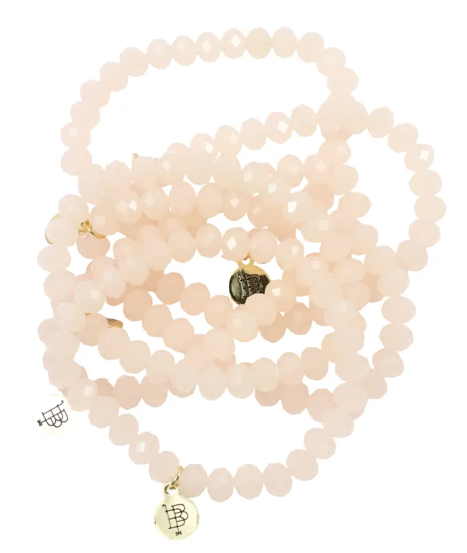 Stacker Stretch Bracelet - Nude made by Bourbon and Bowties