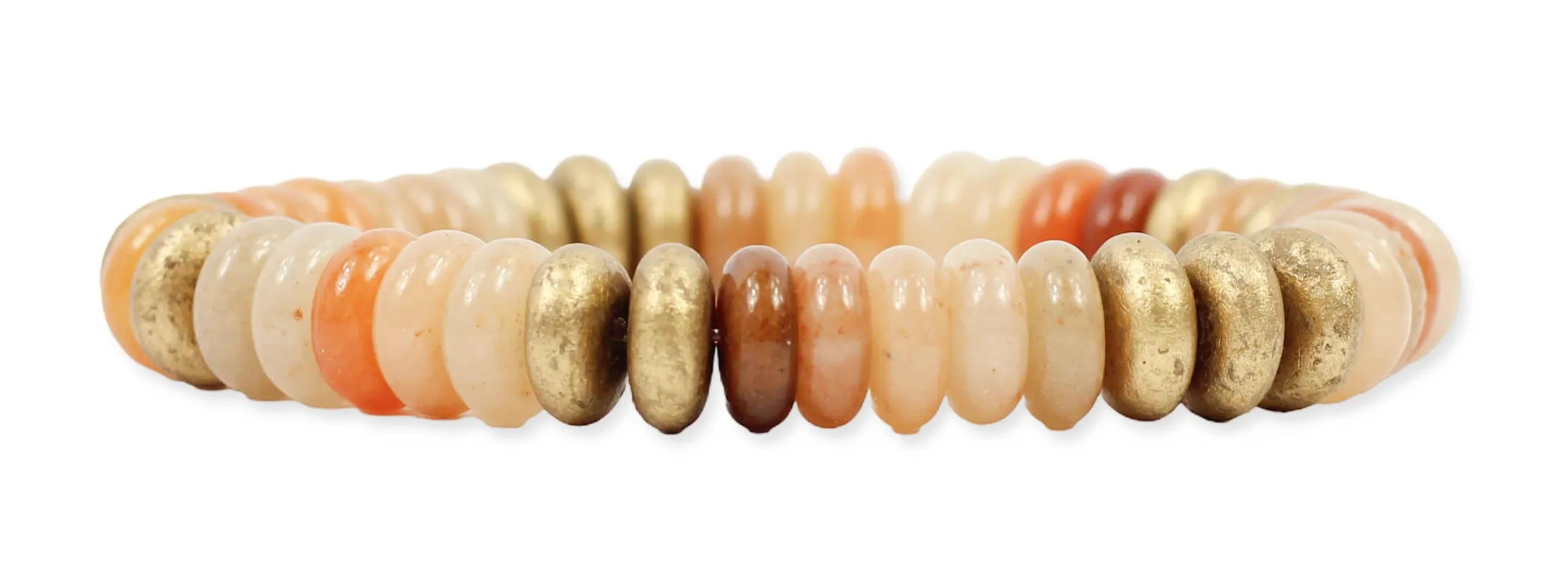 Kendley Stretch Bracelet - Coral Sands made by Bourbon and Bowties