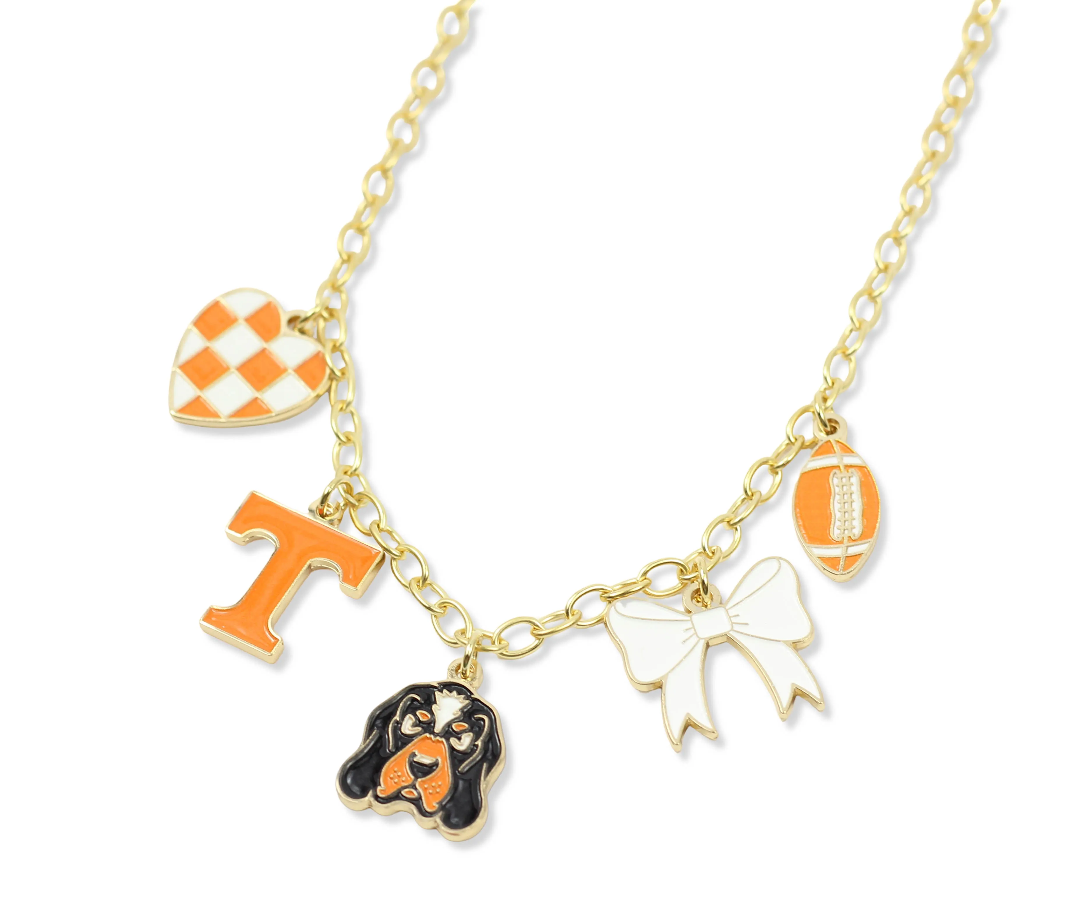 Gameday Charm Necklace - Tennessee Vols sold by Bourbon and Bowties product image thumbnail 2