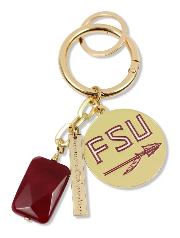 Bag Charm - Florida State Seminoles made by Bourbon and Bowties