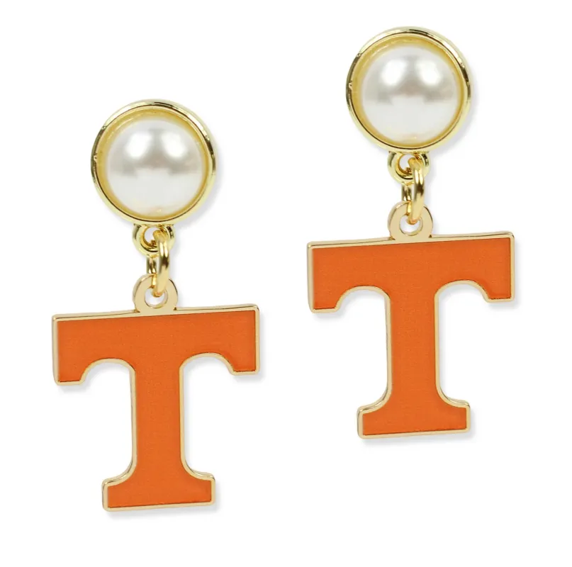 Tennessee 'T' Logo Earring made by Bourbon and Bowties