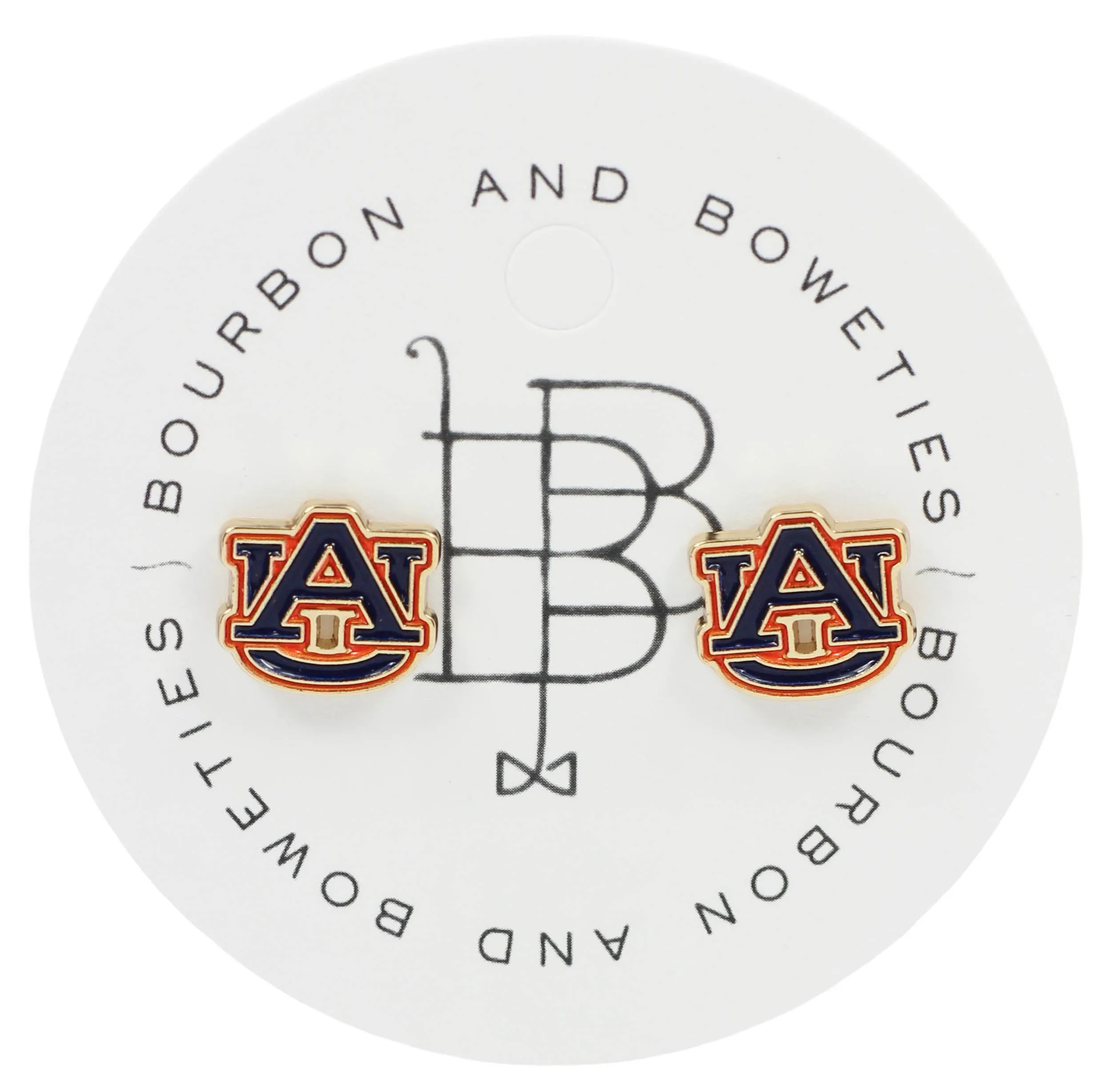 Auburn University Logo Stud Earring sold by Bourbon and Bowties