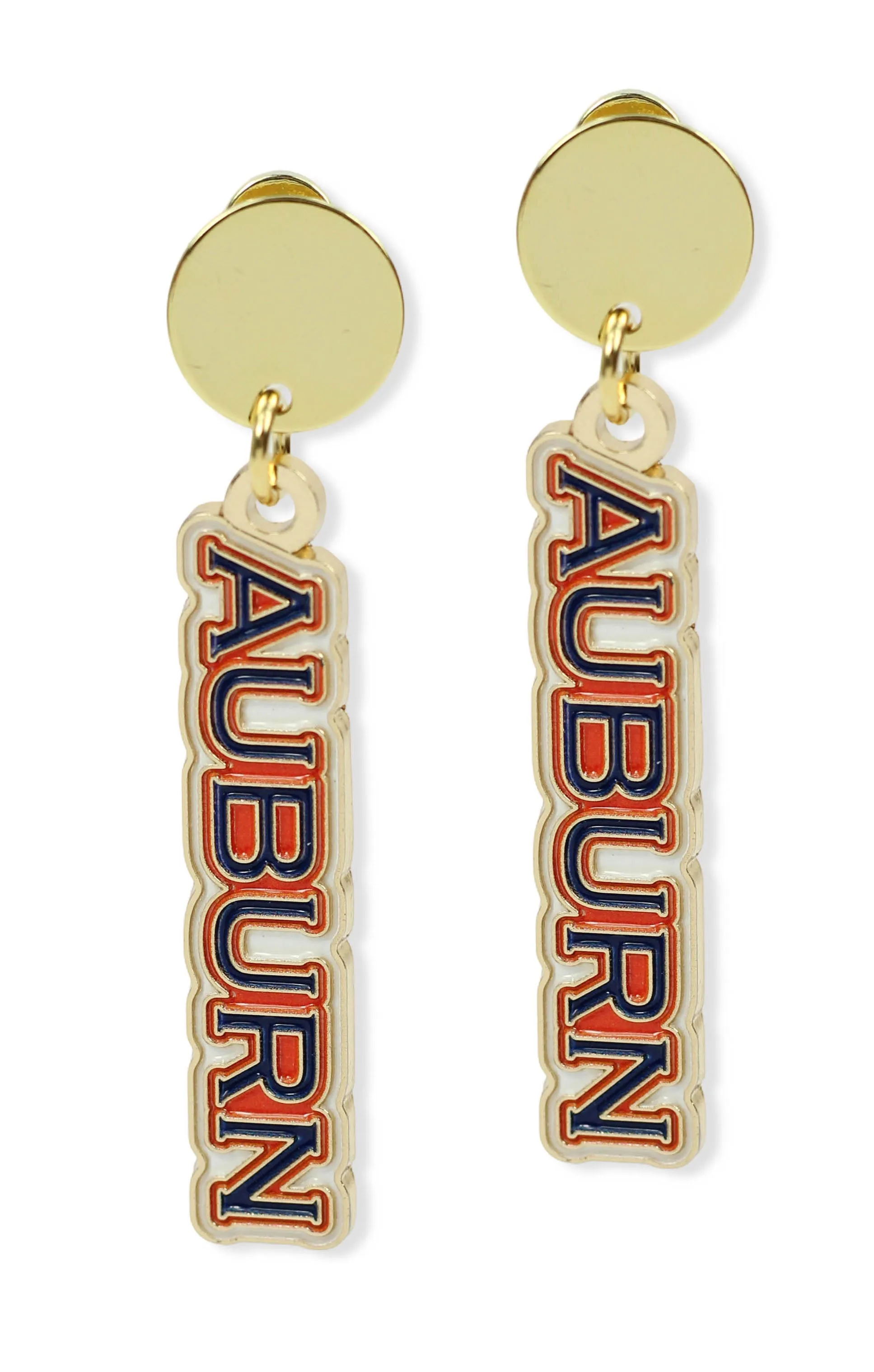Auburn Script Earring sold by Bourbon and Bowties