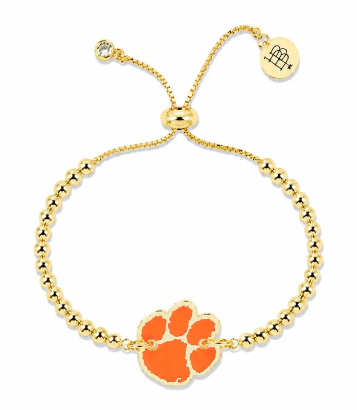 Sideline Bracelet - Clemson made by Bourbon and Bowties