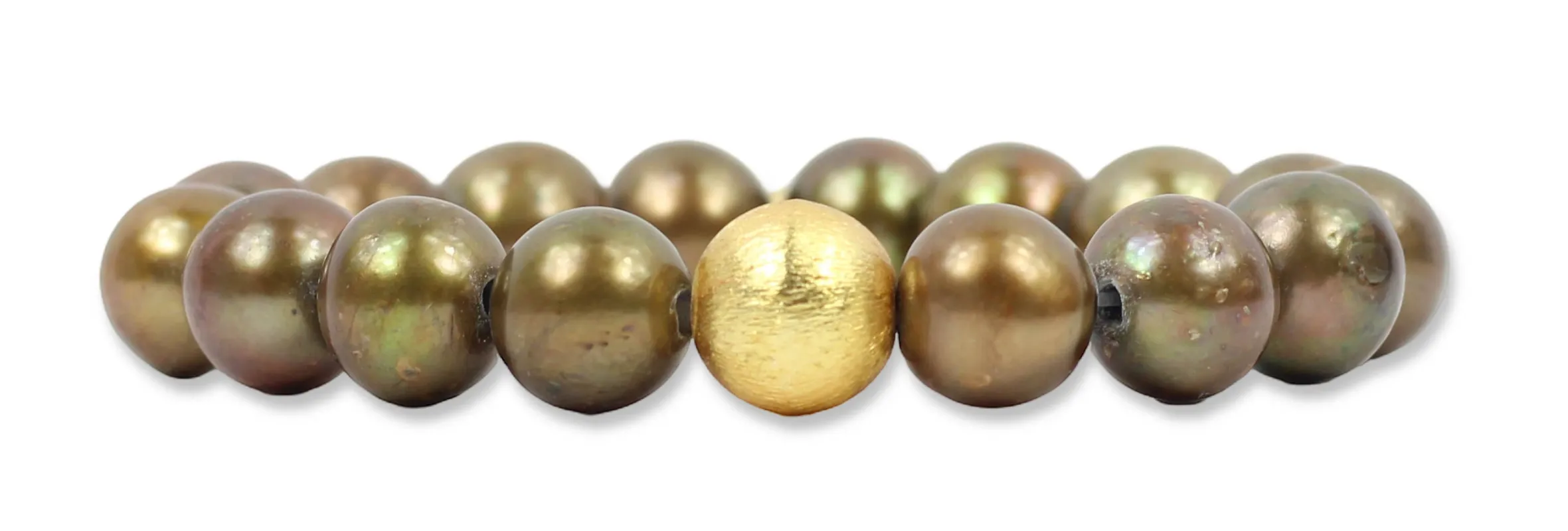 Kendley Stretch Bracelet - Antique Pearl made by Bourbon and Bowties