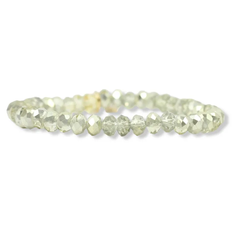 Stacker Stretch Bracelet - Champagne Sands made by Bourbon and Bowties