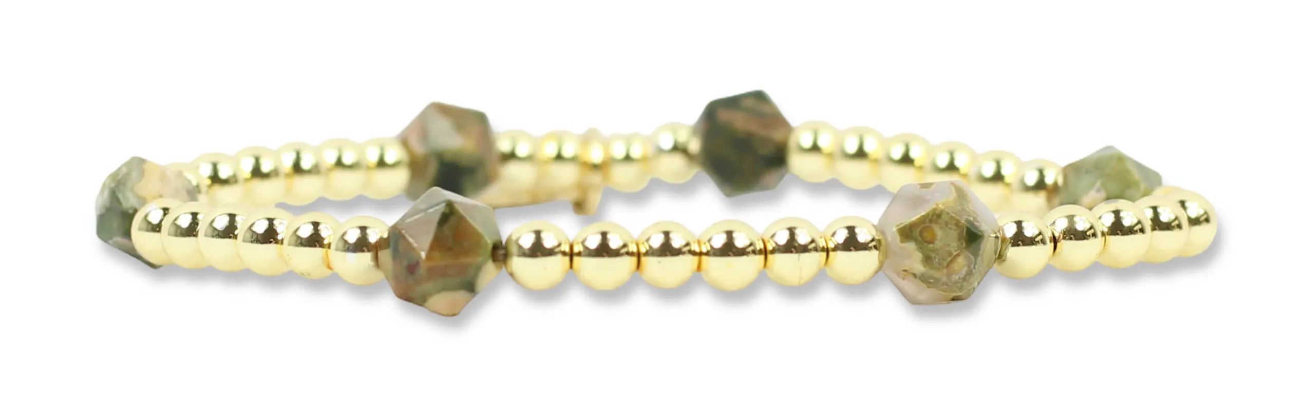 Lexi Stretch Bracelet - Moss made by Bourbon and Bowties