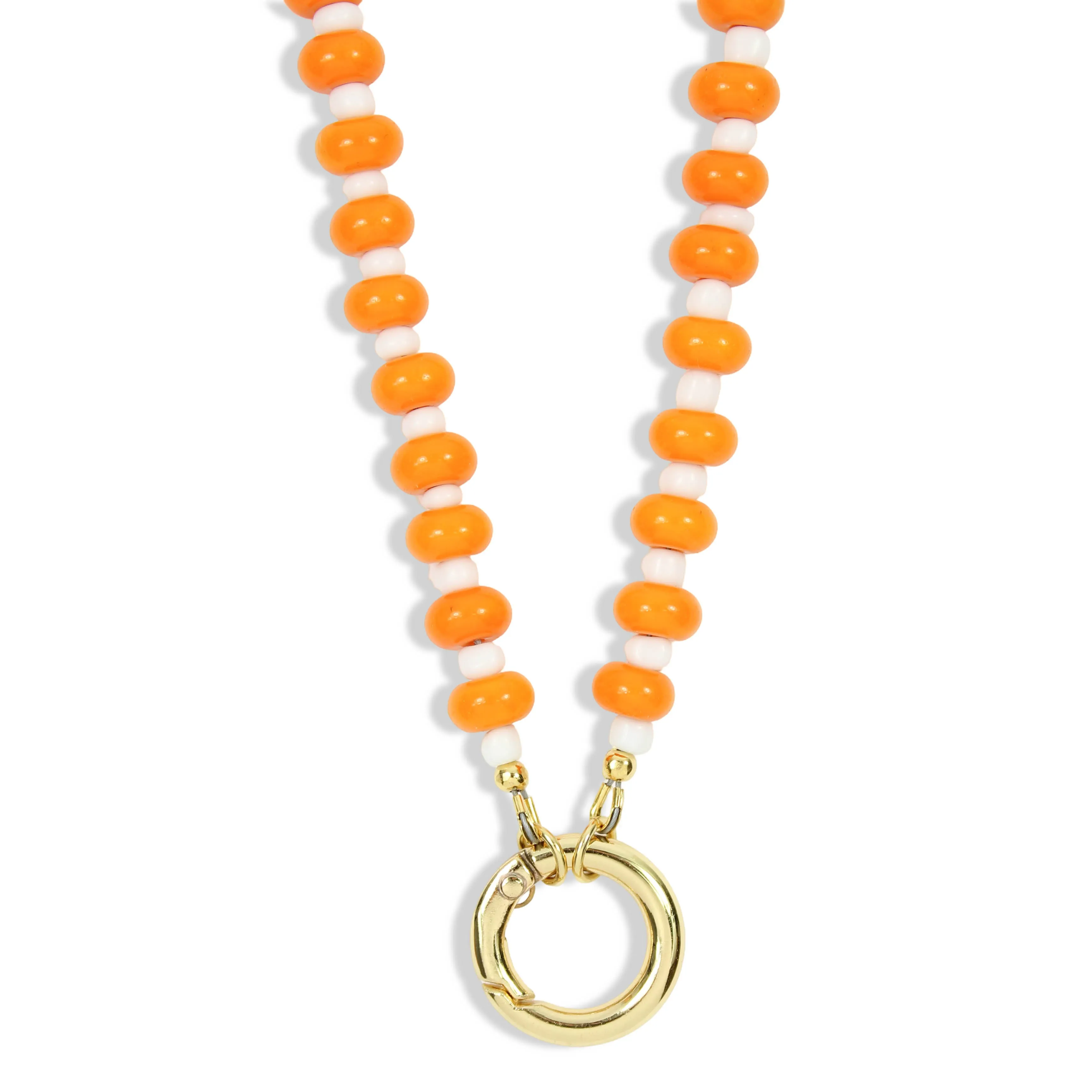 The Parker Charm Necklace - Tennessee Orange sold by Bourbon and Bowties