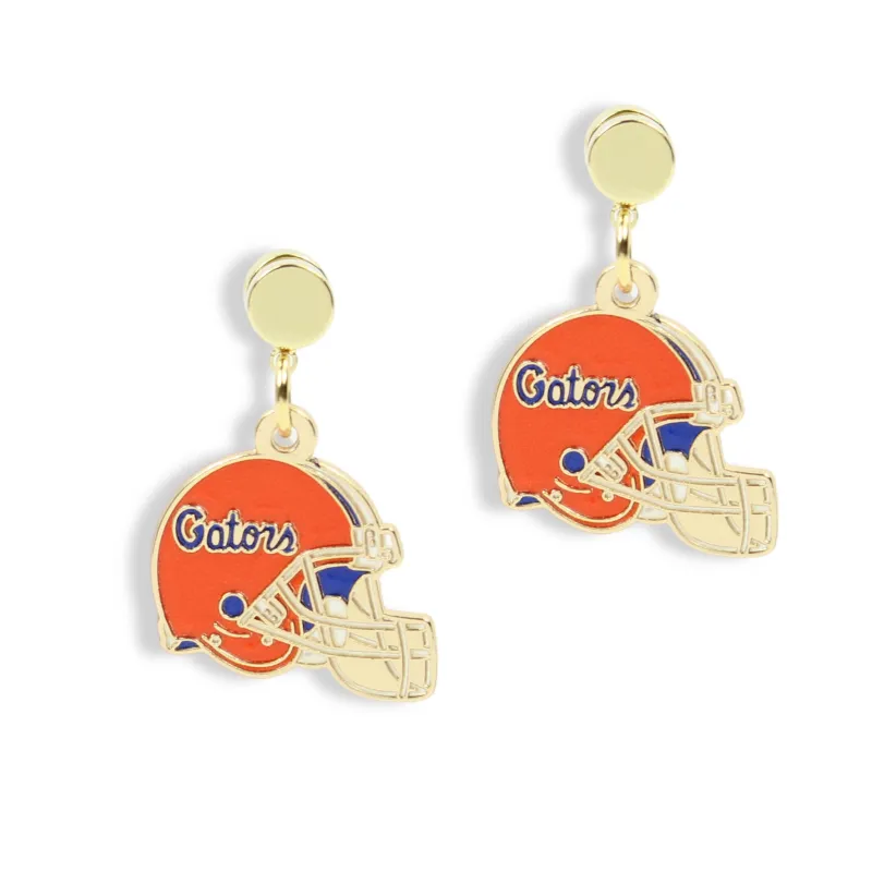 Florida Gators Helmet Earring made by Bourbon and Bowties