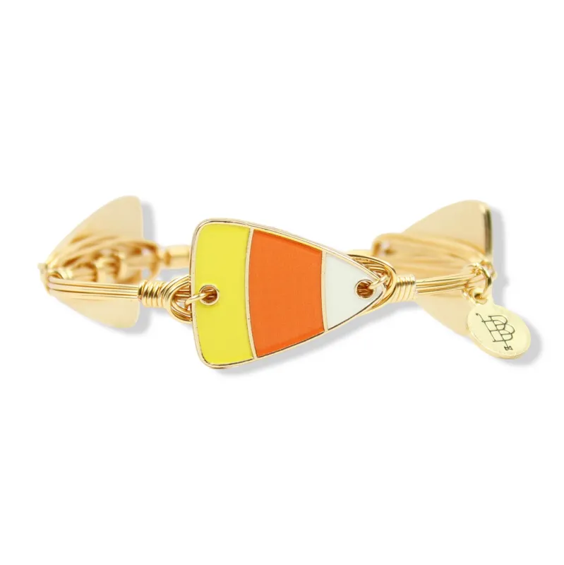 Candy Corn Bangle made by Bourbon and Bowties
