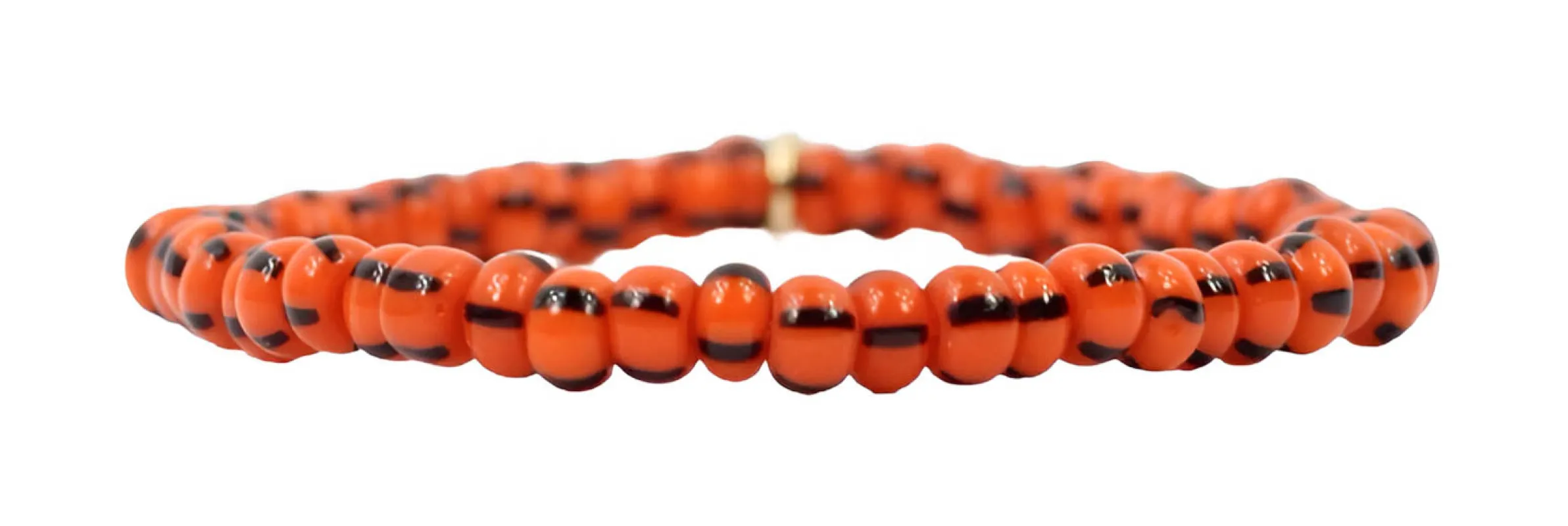 Stacker Stretch Bracelet - Spooky Stripe made by Bourbon and Bowties