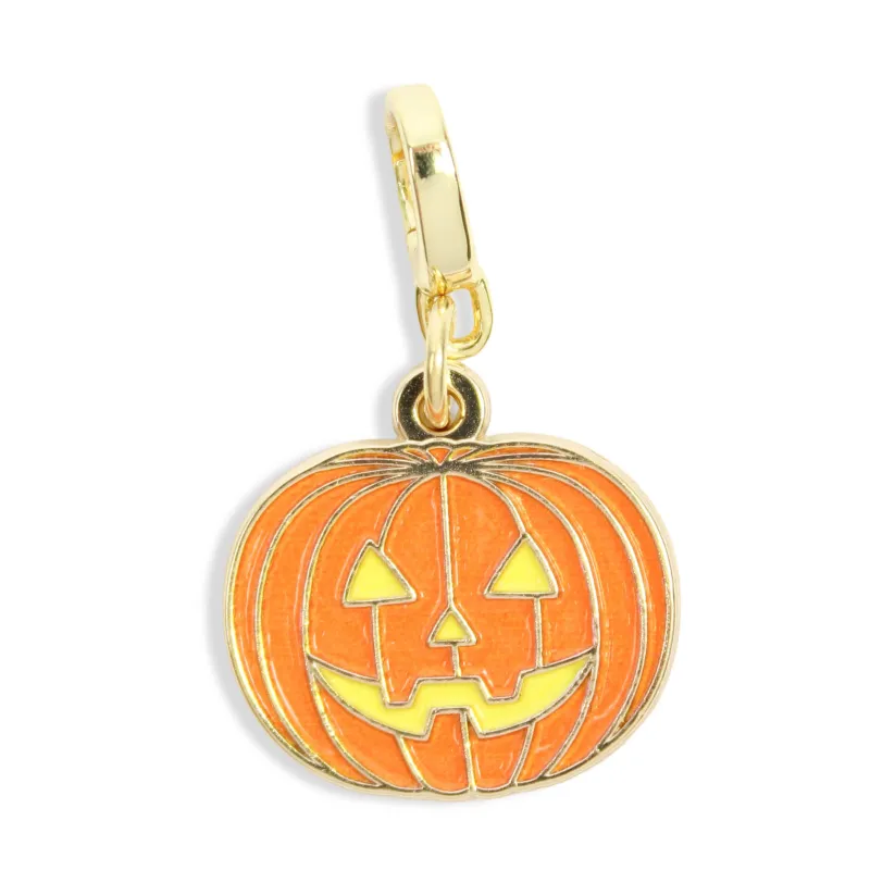 Jack-O-Lantern Charm made by Bourbon and Bowties