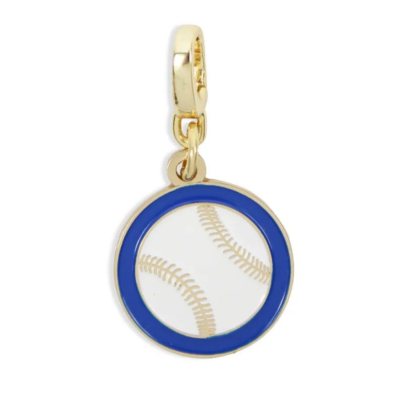 Baseball Charm | Blue made by Bourbon and Bowties