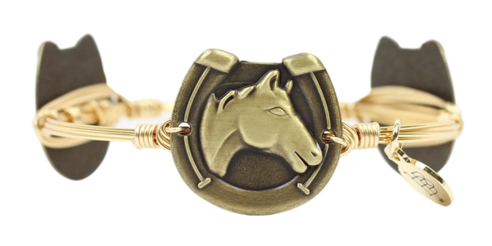 The Triple Crown Bangle Bracelet - Antique sold by Bourbon and Bowties