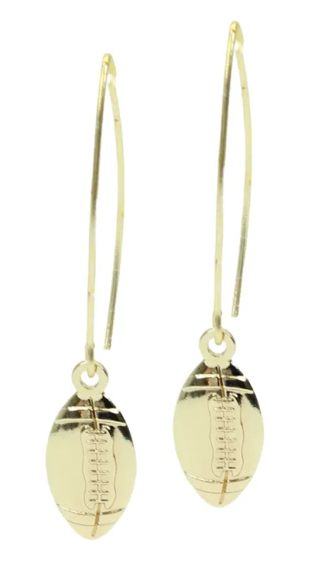 Football Hoop Earring sold by Bourbon and Bowties