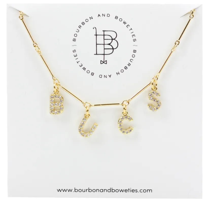 BUCS Necklace sold by Bourbon and Bowties