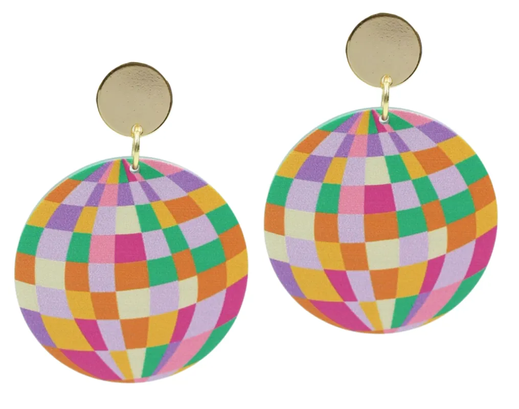 Disco Earring sold by Bourbon and Bowties