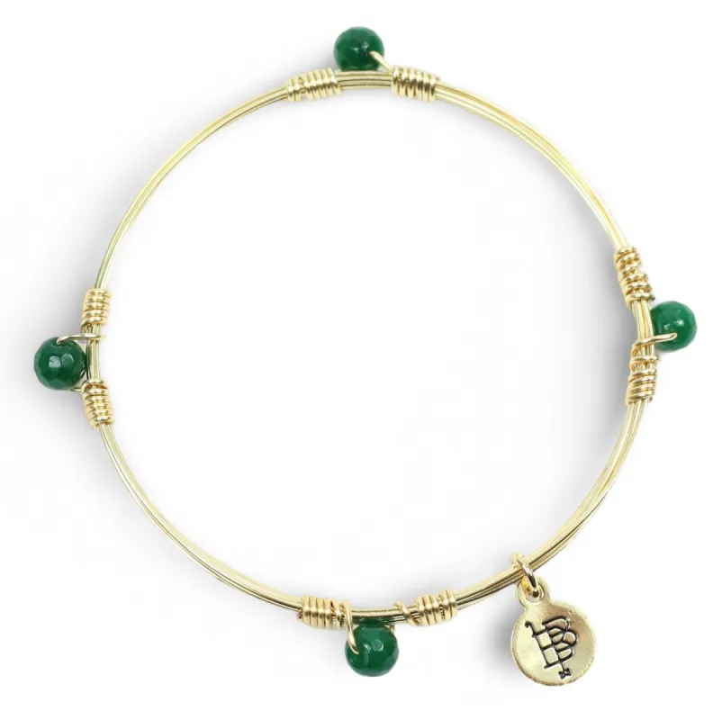 The Morgan Bangle - Green sold by Bourbon and Bowties