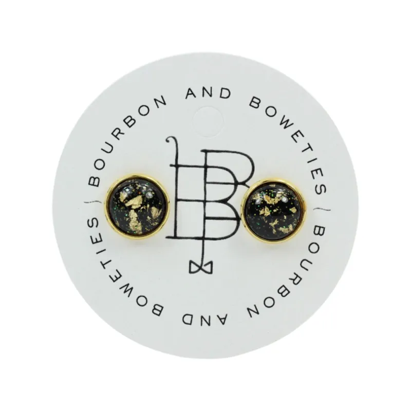 The Stella Stud Earring - Black sold by Bourbon and Bowties