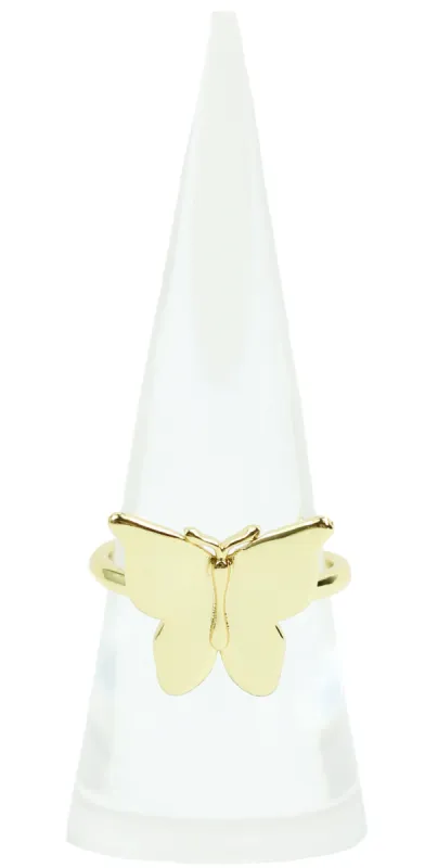 The Gold Butterfly Ring sold by Bourbon and Bowties