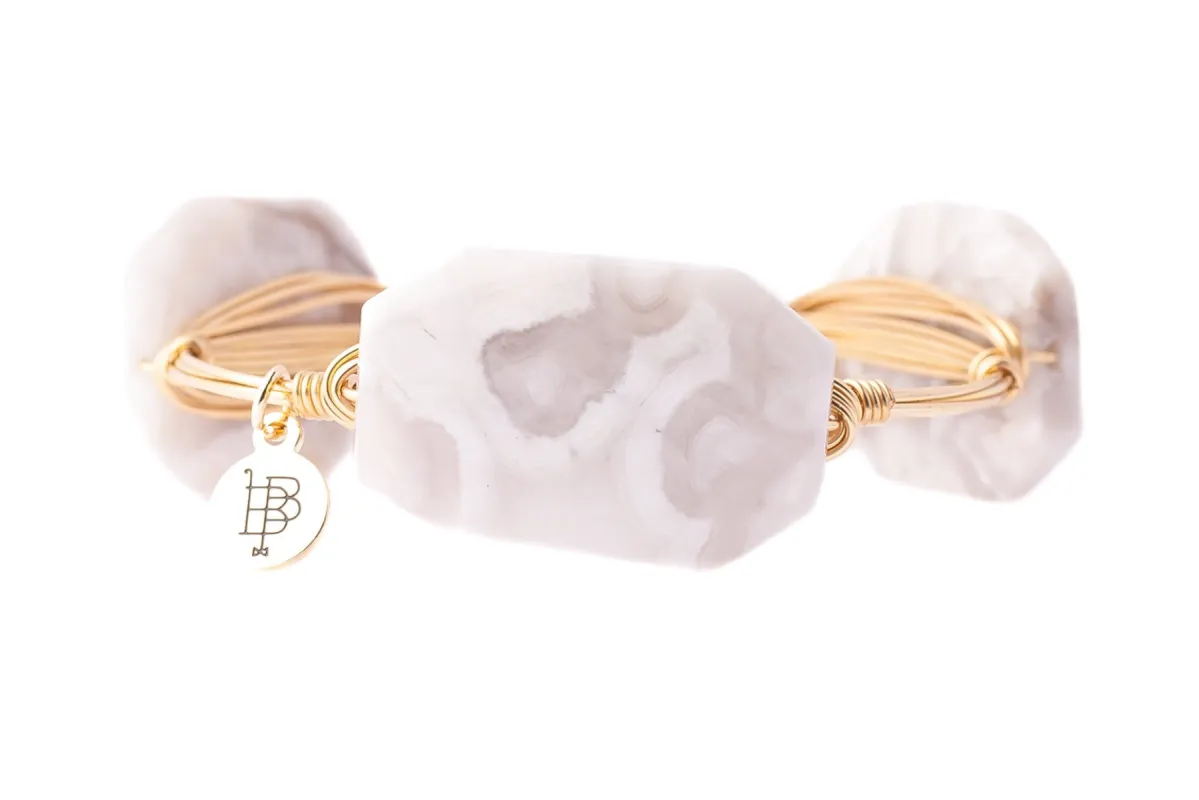 The Amelia Bangle Bracelet sold by Bourbon and Bowties