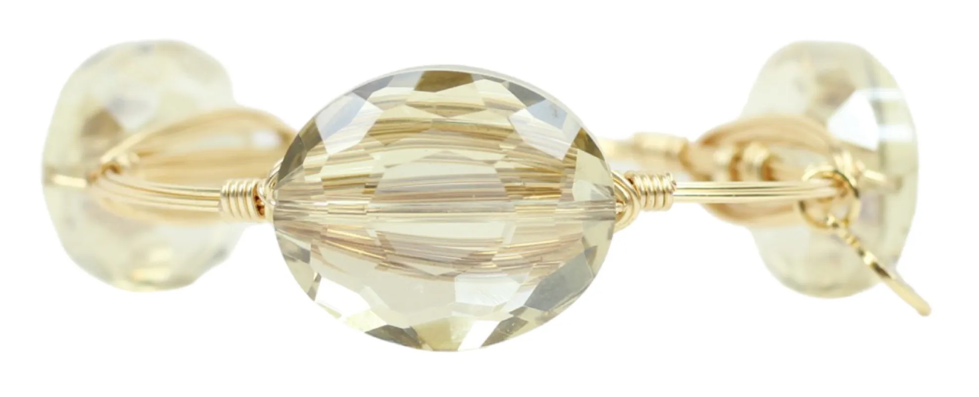 The Lottie Bangle Bracelet sold by Bourbon and Bowties