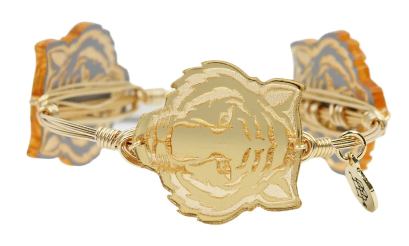 Tiger Bangle Bracelet - Gold Mirror sold by Bourbon and Bowties
