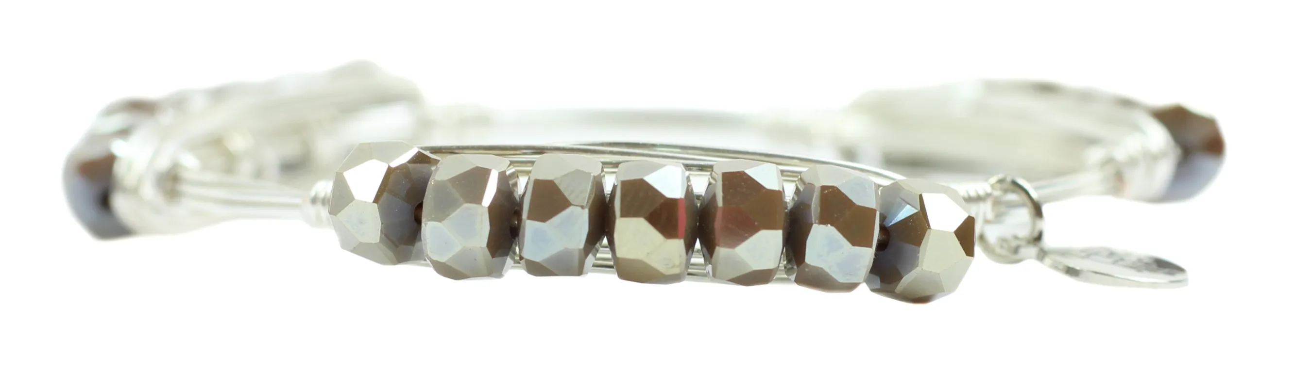 The Zach Bangle Bracelet - Silver sold by Bourbon and Bowties