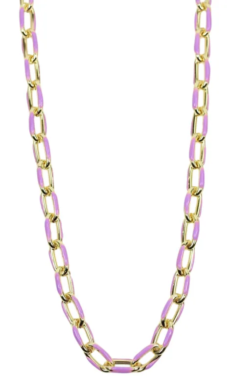 The Lennox Necklace - Pastel Purple sold by Bourbon and Bowties