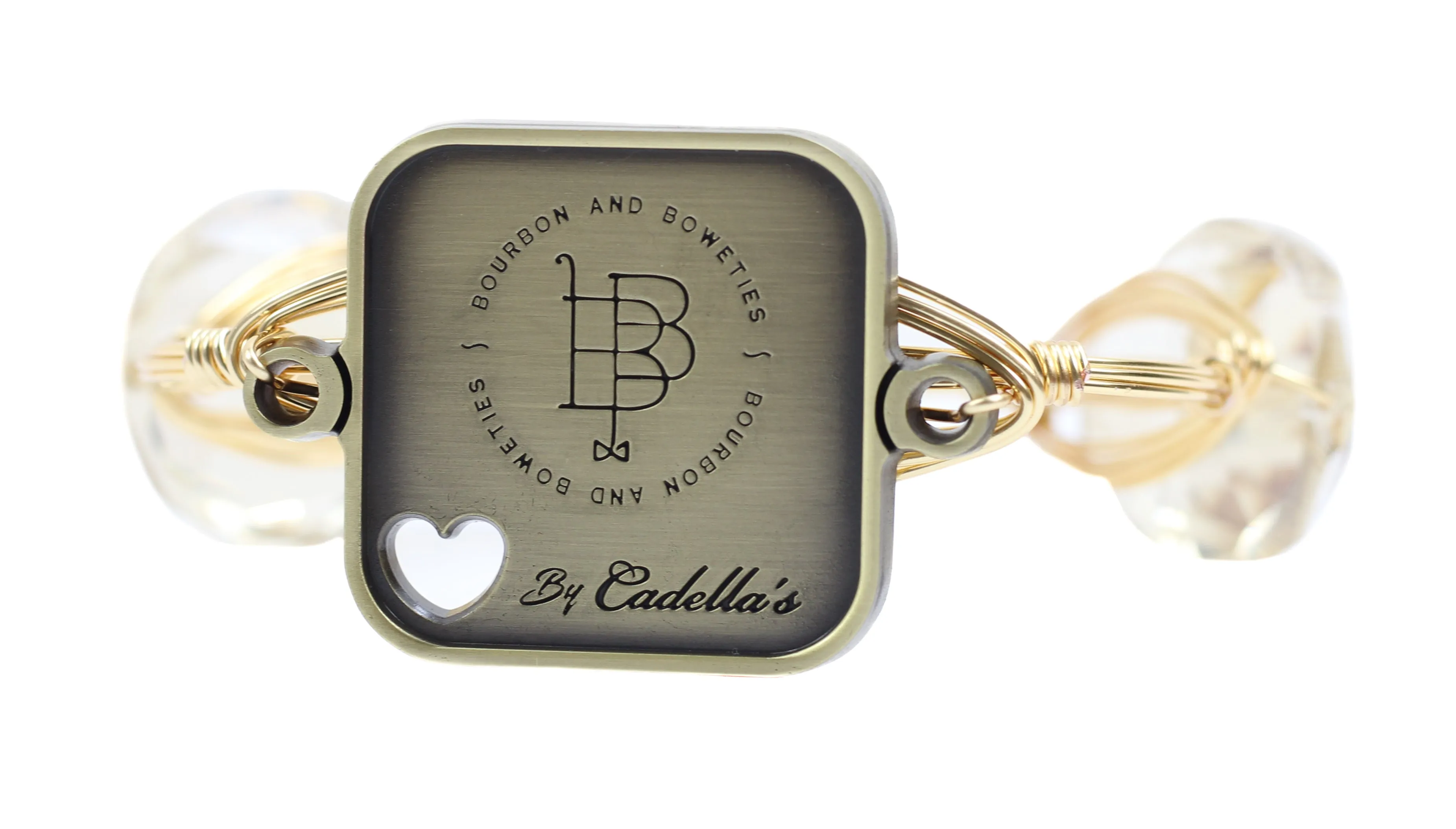 Cadella's xx Bourbon and Boweties Single Photo Tile Bangle - Champagne sold by Bourbon and Bowties product image thumbnail 2