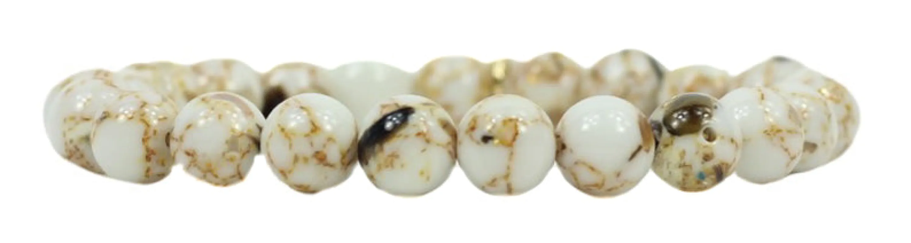 Stacker Stretch Bracelet - White Shell sold by Bourbon and Bowties