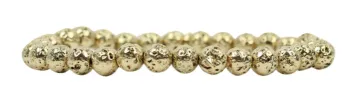 Stacker Stretch Bracelet - Gold Lava sold by Bourbon and Bowties