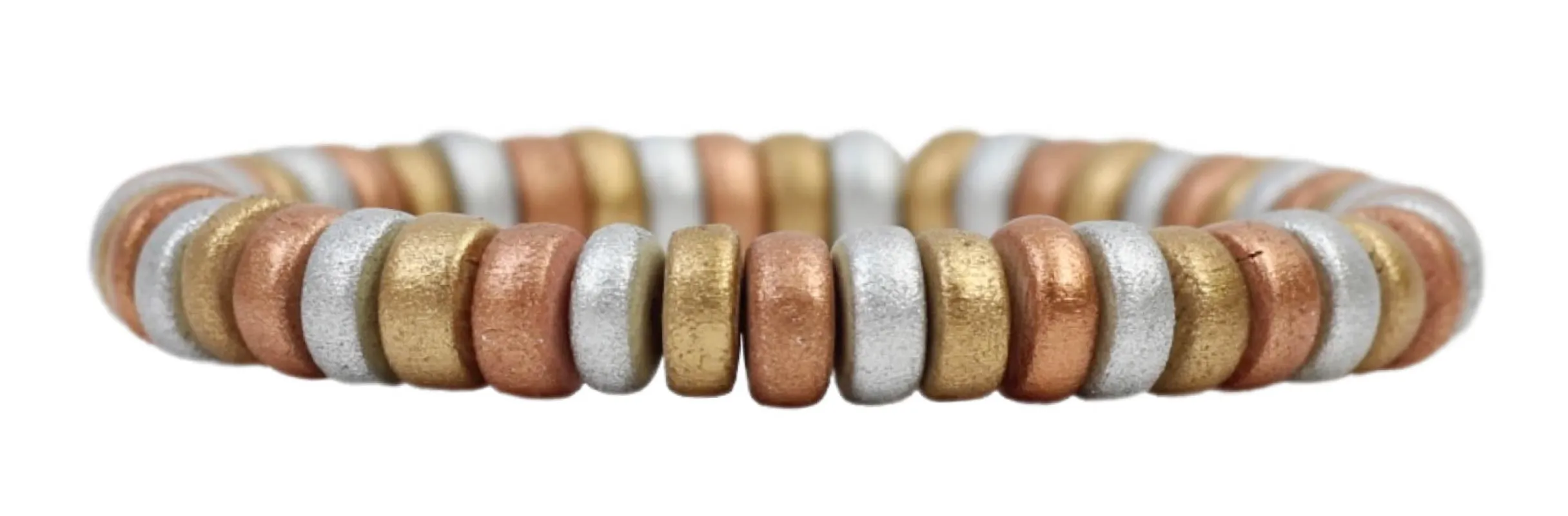 Stacker Stretch Bracelet - Multi Wood sold by Bourbon and Bowties