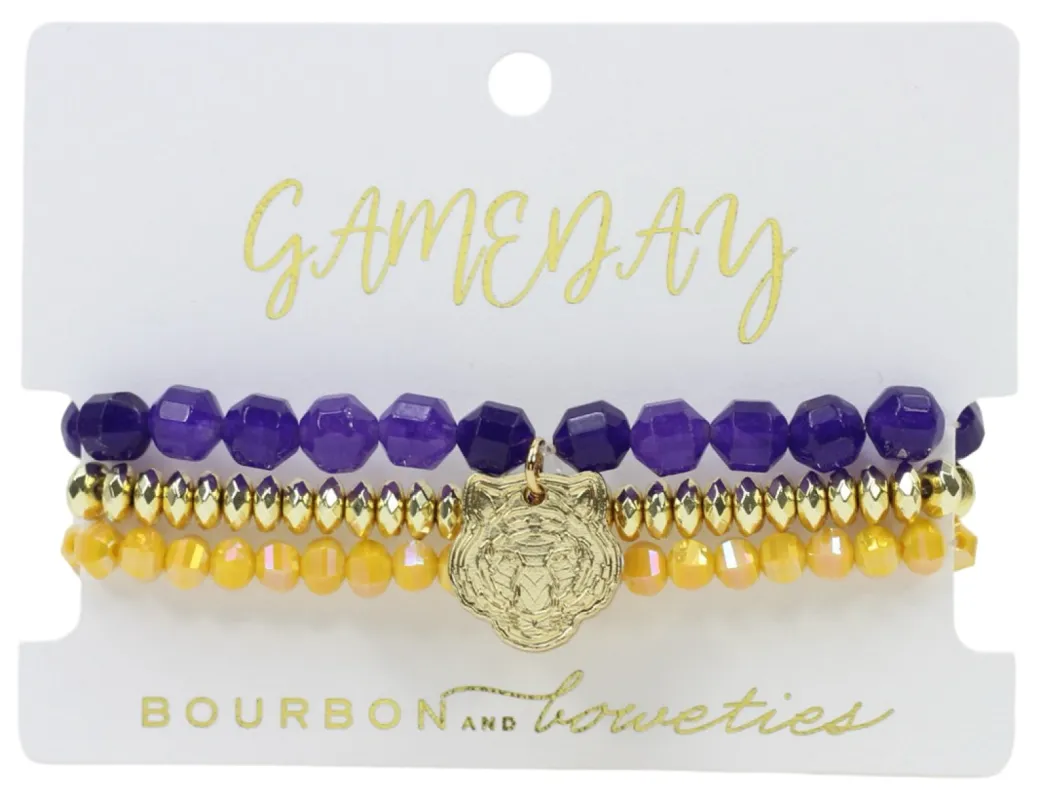 Stretchy Stack - Geaux Tigers sold by Bourbon and Bowties