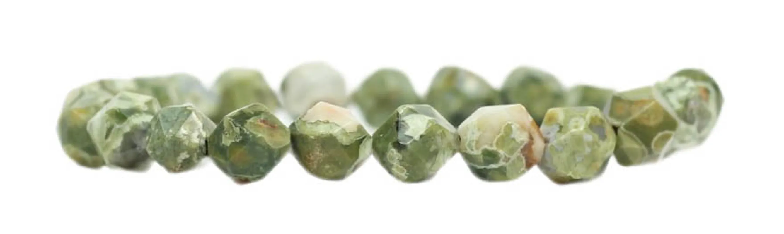 Stacker Stretch Bracelet - Moss Star Cut sold by Bourbon and Bowties