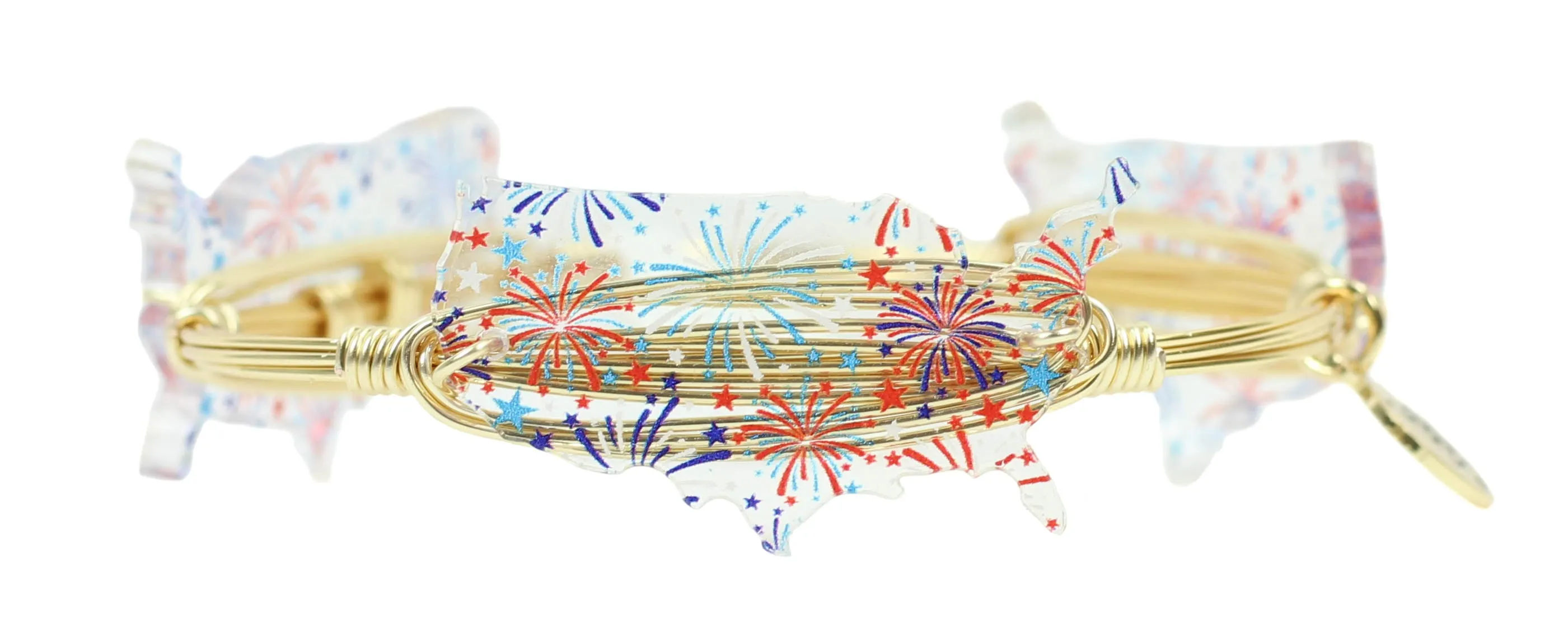America the Beautiful Bangle Bracelet sold by Bourbon and Bowties