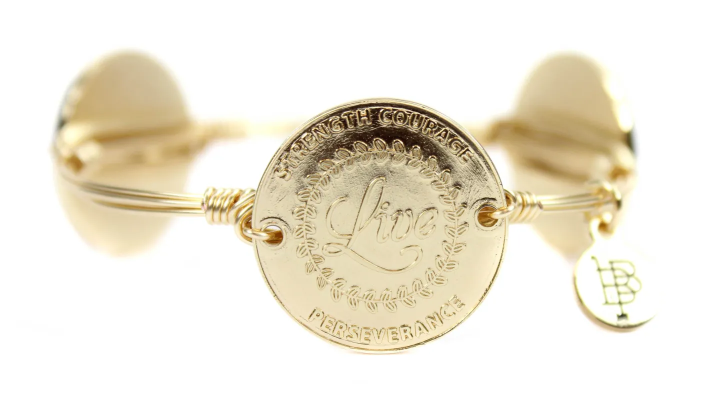 The Survivor Bangle Bracelet sold by Bourbon and Bowties