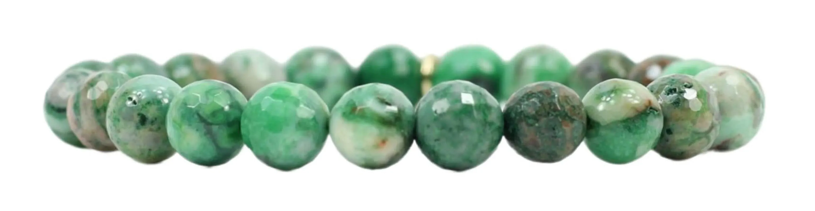 187 Green Swirl Stacker Stretch Bracelet sold by Bourbon and Bowties