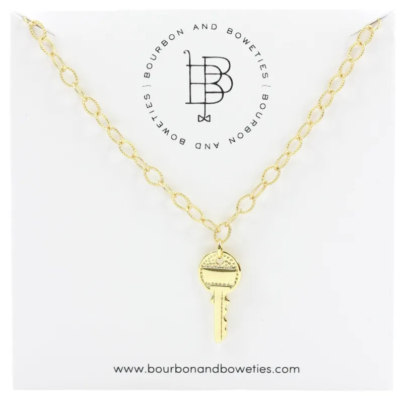 Key Necklace sold by Bourbon and Bowties