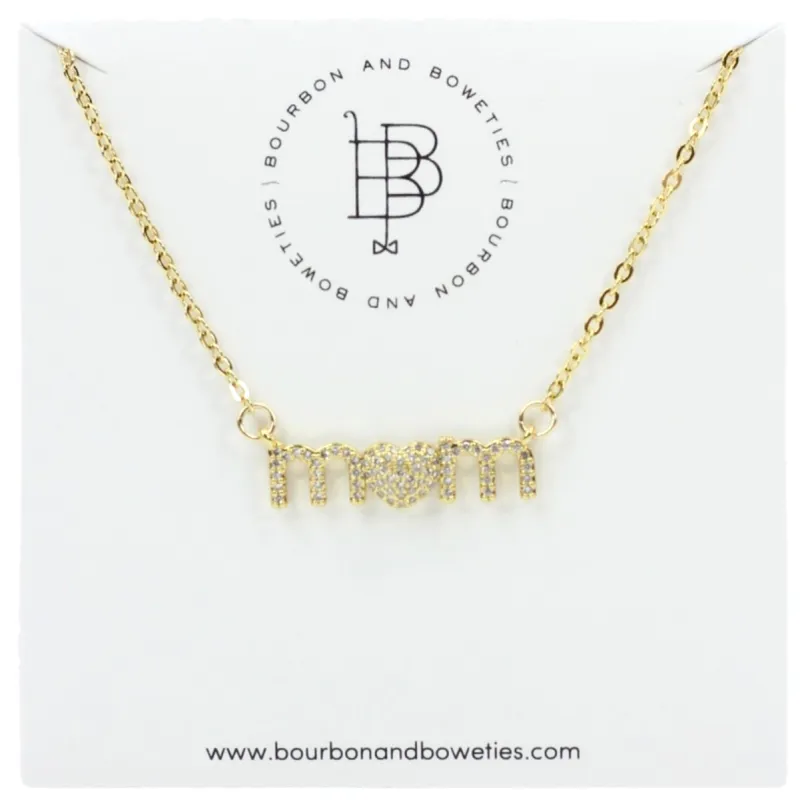 MOM Necklace sold by Bourbon and Bowties