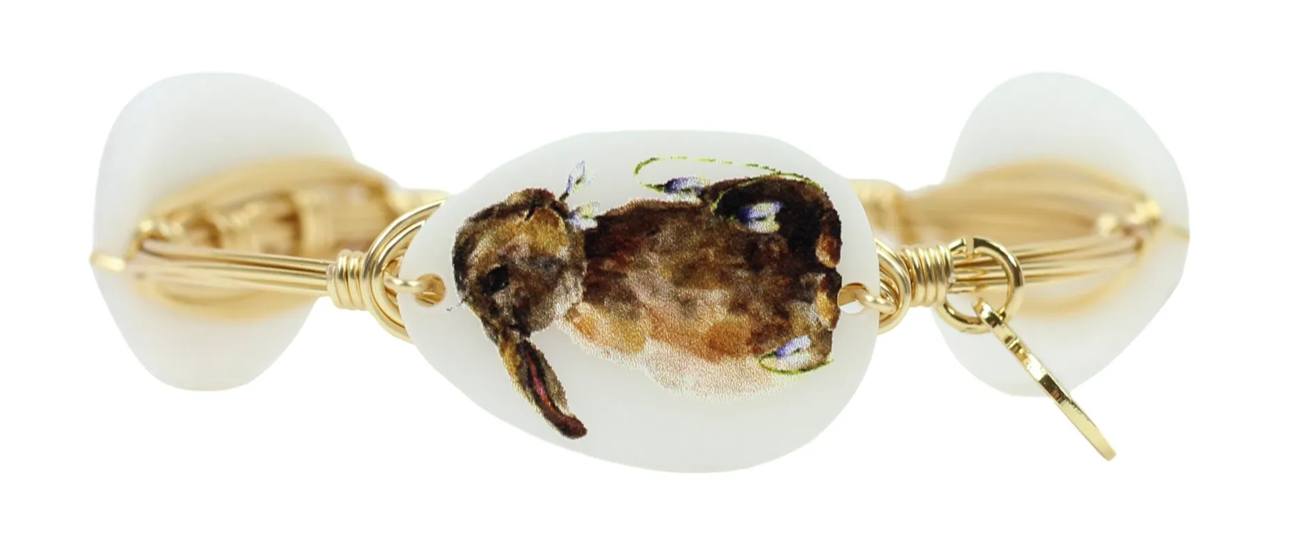 Rabbit Bangle Bracelet sold by Bourbon and Bowties