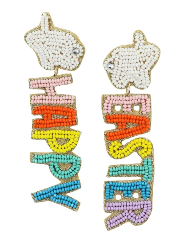 Happy Easter Earring sold by Bourbon and Bowties