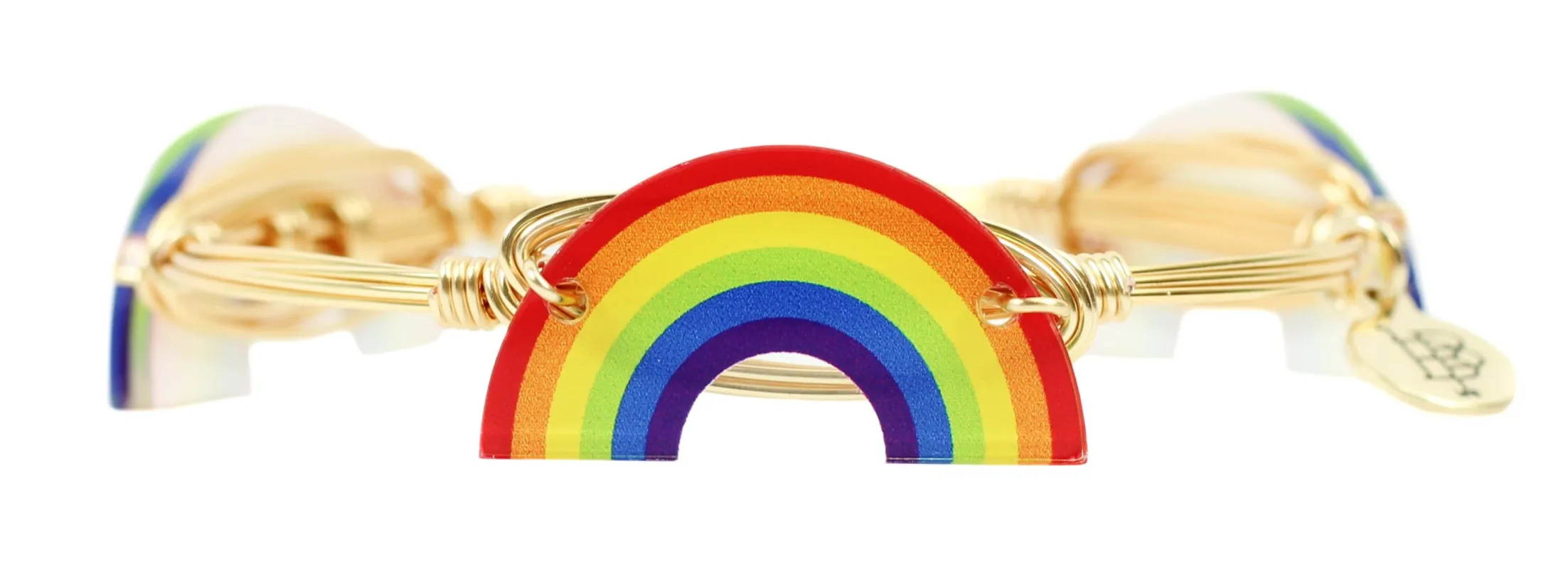The Rainbow Bangle Bracelet sold by Bourbon and Bowties