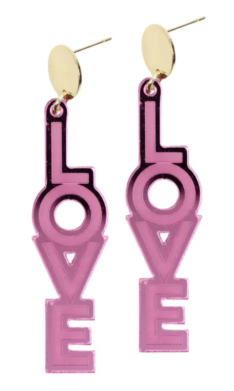 Retro Love Earring sold by Bourbon and Bowties