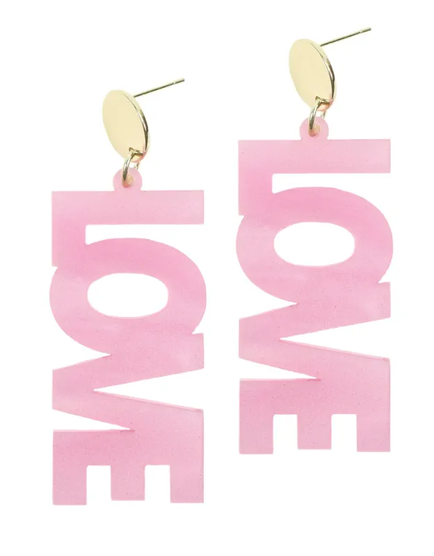 LOVE Earring sold by Bourbon and Bowties