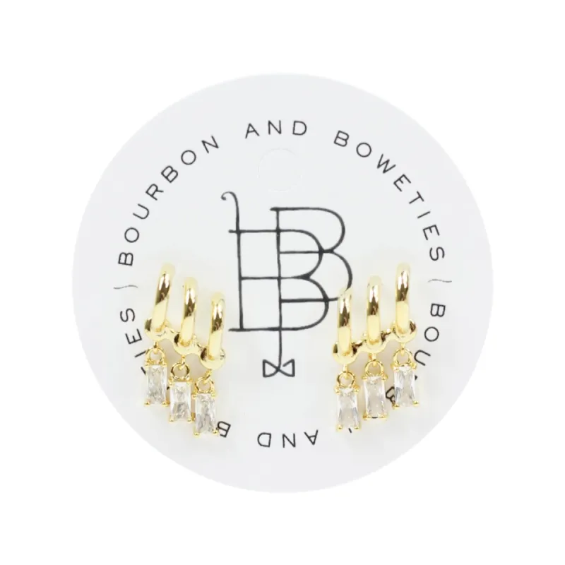 The Kirsten earring sold by Bourbon and Bowties