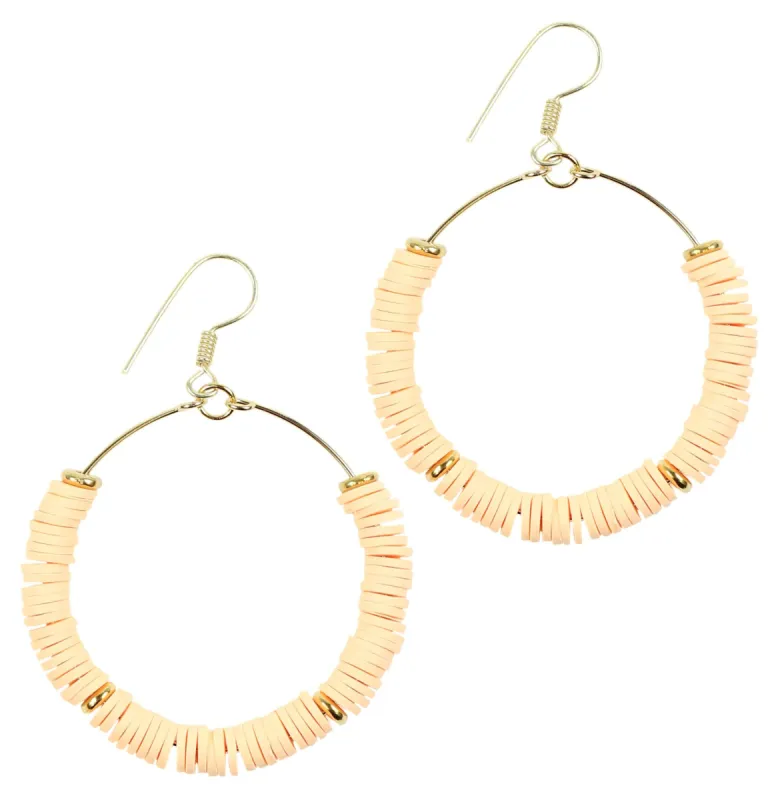 Peach Chloe Earring sold by Bourbon and Bowties